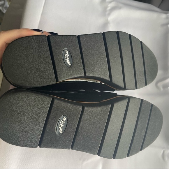 Dr. Scholl's Webster Wedge Loafer Black Patent Leather New Without Box - Picture 4 of 9